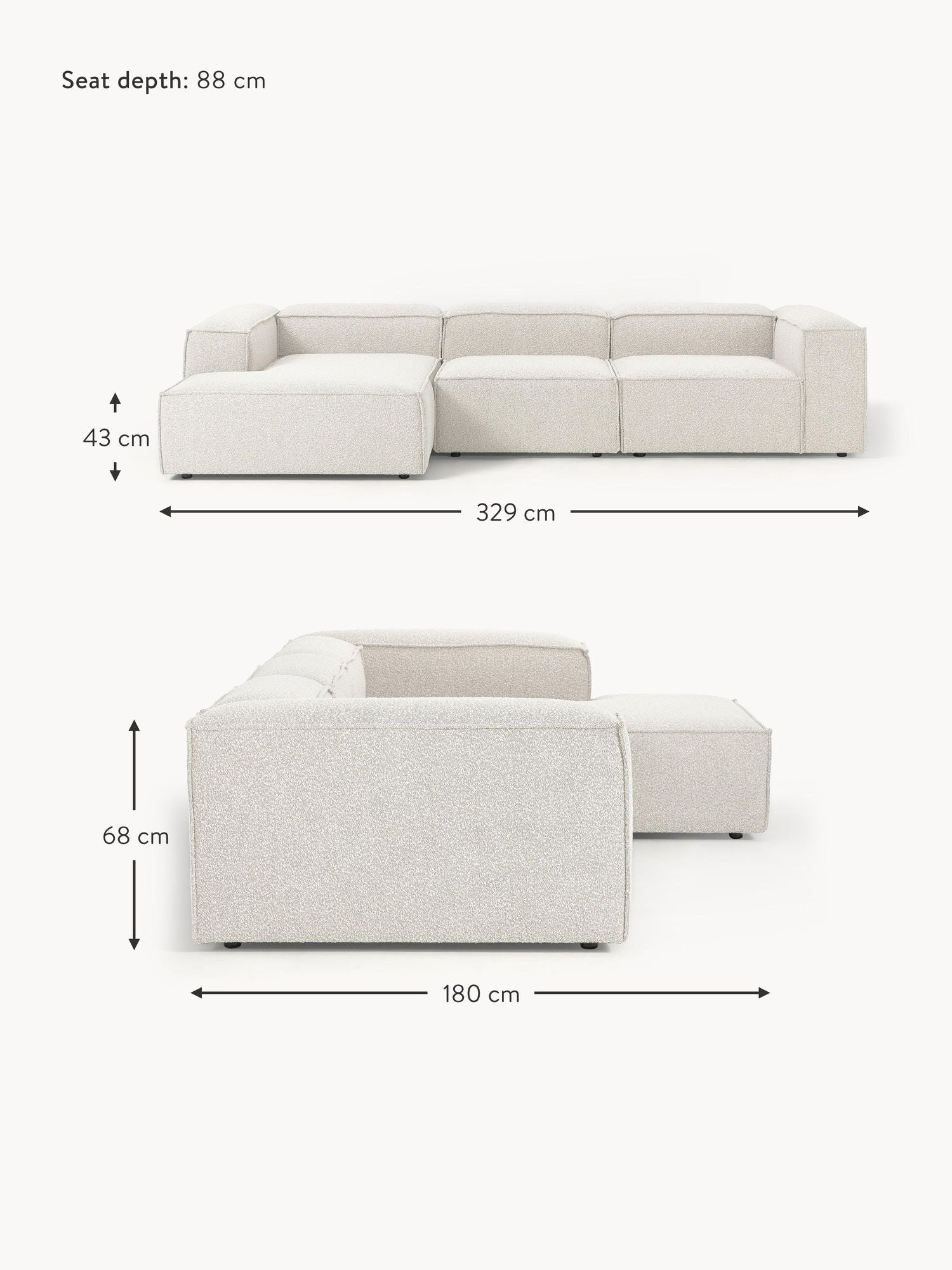 Puffi Chaise Modular